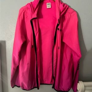 pink windbreaker M/L